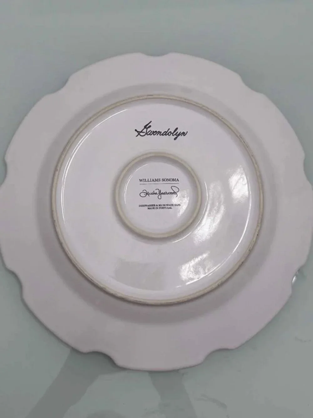 Williams Sonoma x Trisha Yearwood Gwendolyn 4x Dinner Plates * Made in Portugal